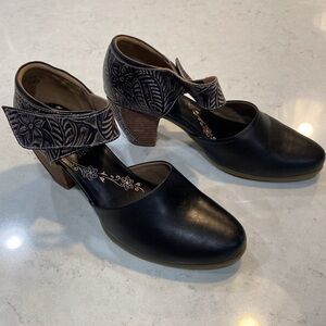 L'Artiste by Spring Step Toolie Heels Mary Kane Stule Size 39/8.5